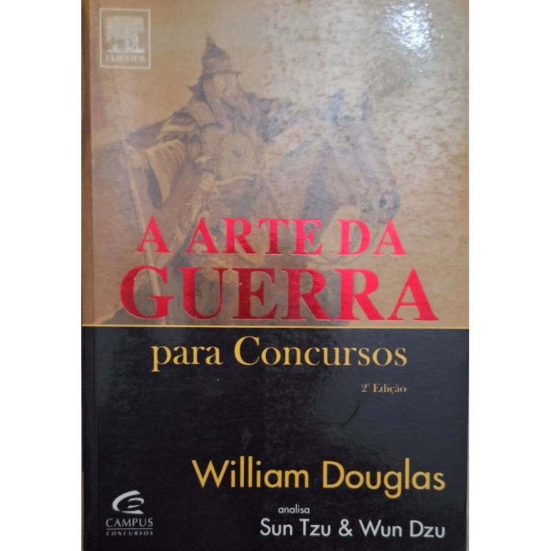 (Veja o vídeo) - Livros USADOS: A Arte da Guerra para Concursos- William Douglas