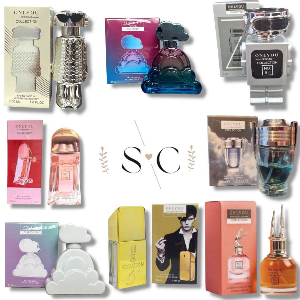 Kit com 2 Perfumes Miniaturas de 25 a 30ML Perfumes Importado Perfume Feminino Perfume Masculino Perfume a Base de óleo