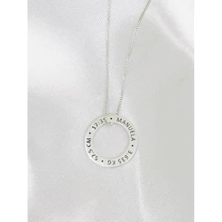 Colar Mandala Personalizado em Prata 925 Legítima