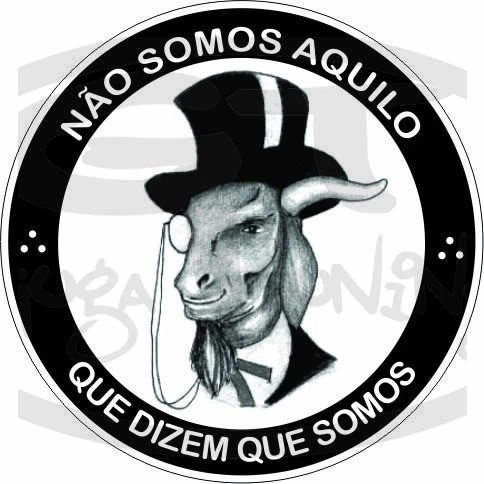 Adesivo Maçonaria Bode 6 Adesivos De 8 Cm