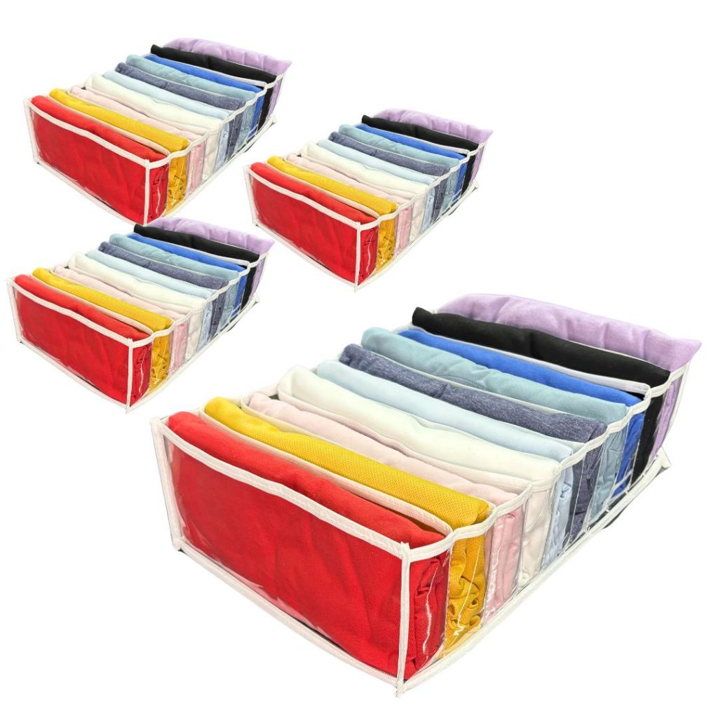 4 Colmeia organizador de guarda roupa G PREMIUM 10x25x35cm cada - Maison Plus em Oferta na Shopee