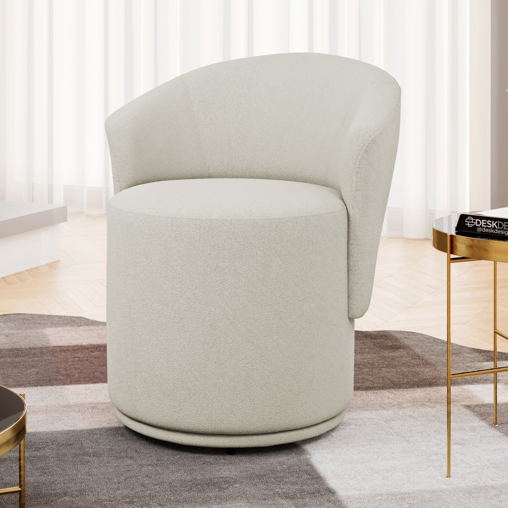 Poltrona Orgânica Decorativa Living Mavi Bouclê