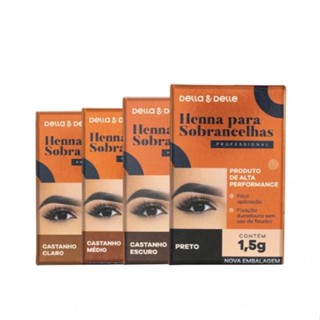 Henna para Sobrancelhas 1,5g Della & Delle em Oferta na Shopee