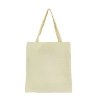 Kit com 2 BOLSA ECOBG ECOLÓGICA 100%ALGODÃO  CRU  SACOLA LISA