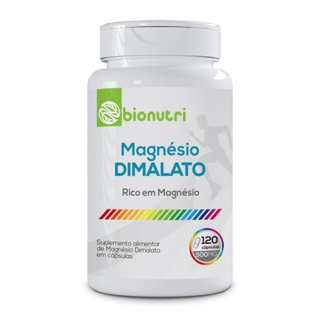 Magnésio Dimalato 500mg (120 cápsulas) - Bionutri em Oferta na Shopee