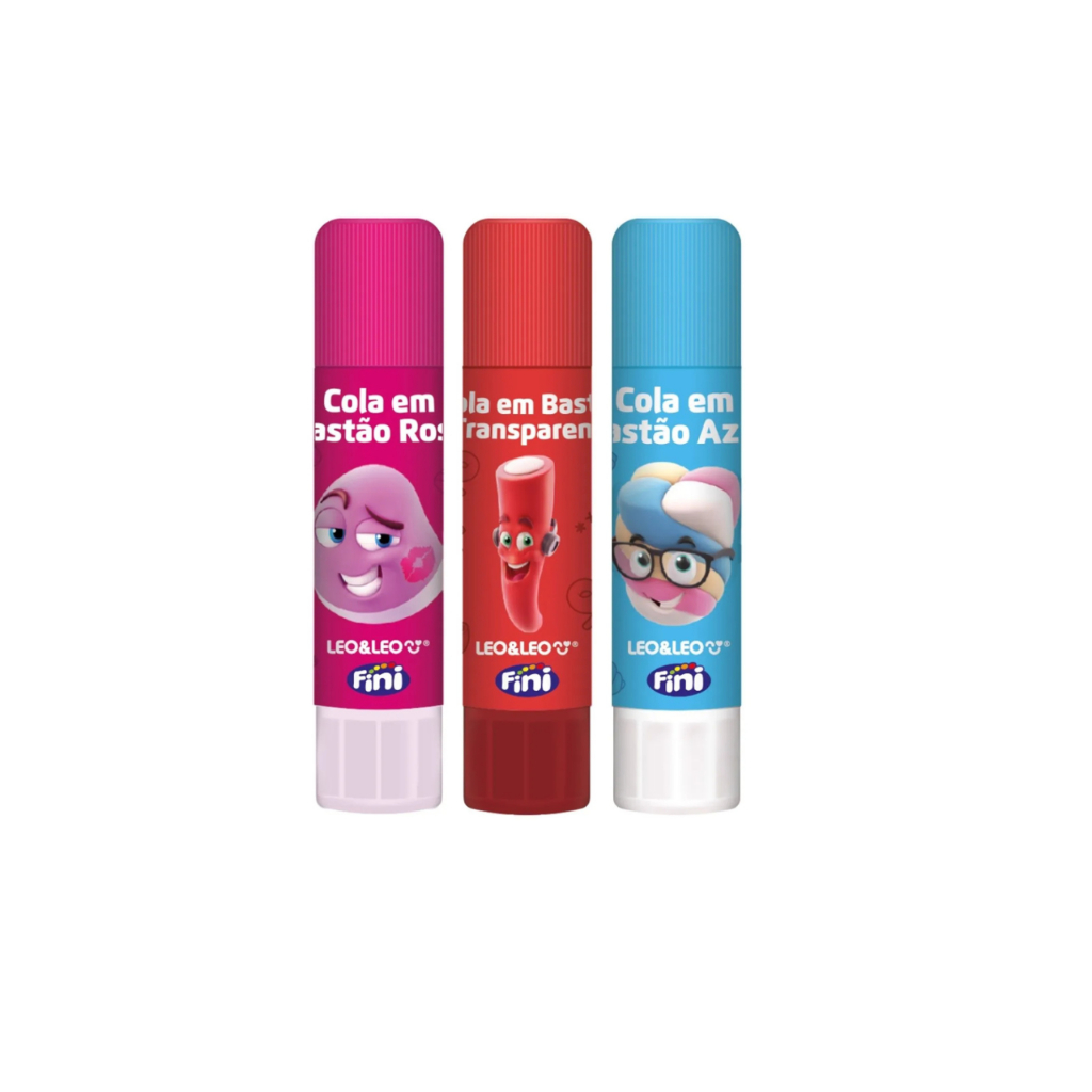 COLA BASTÃO 10G FINI -LEO&LEO SECAGEM RÁPIDA, ALTA QUALIDADE -1 UNIDADE SORTIDA