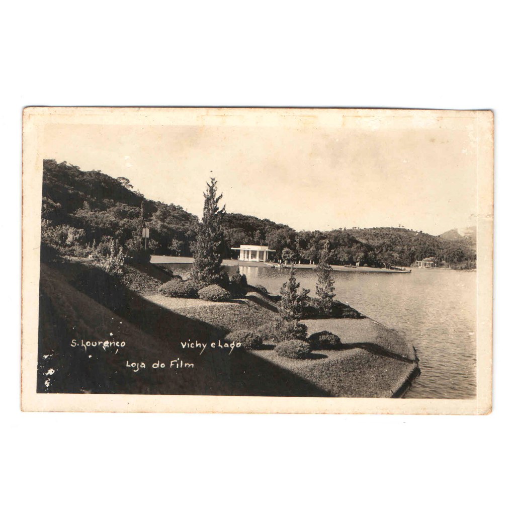Cartão Postal da cidade de São Lourenço - MG - Vicky e Lago