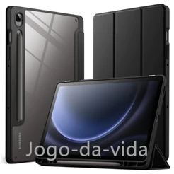 Capa Case Para Acrílico Com Samsung Galaxy Tab S9/S9 FE 11ºpolegada Suporte Caneta