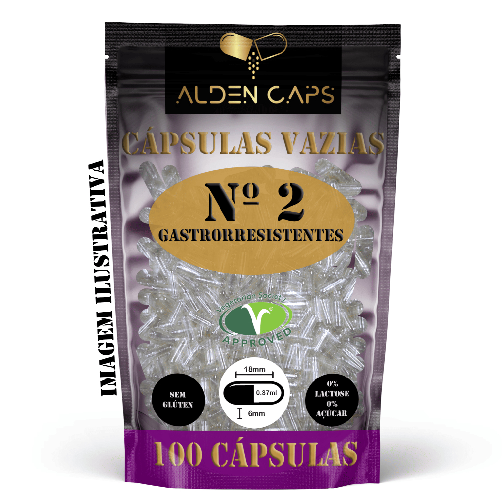 Cápsulas Vegetais Gastro Resistentes Dr-caps Nº 2 (300mg)
