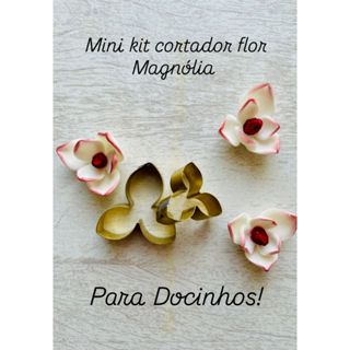 Mini cortador flor magnólia em Oferta na Shopee