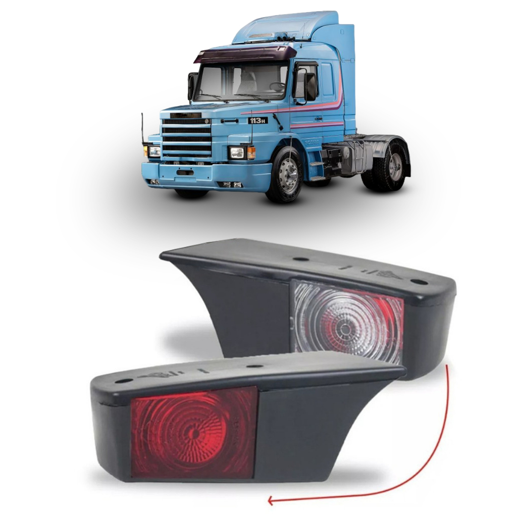 Lanterna Teto Compatível Scania 112 113 142 143 De 1994 a 1998 Bicolor em Oferta na Shopee