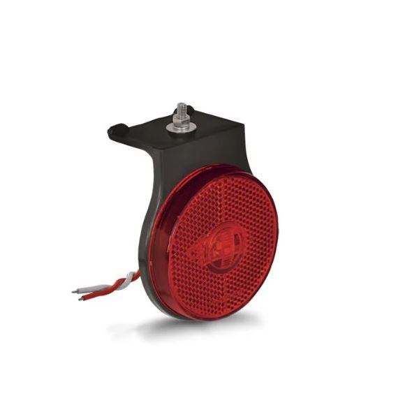 Lanterna Lateral Carreta Randon Led Bivolt 65mm com suporte Vermelha em Oferta na Shopee