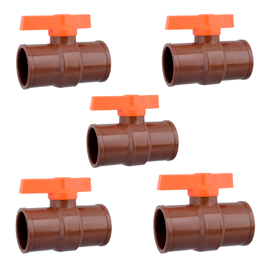 Kit Com 5 Registro Esfera Soldavel 25mm Unifortte em Oferta na Shopee