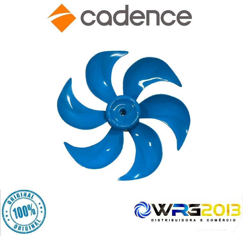 Helice Ventilador Cadence 30cm 6 Pas Vtr560 Azul Original em Oferta na Shopee