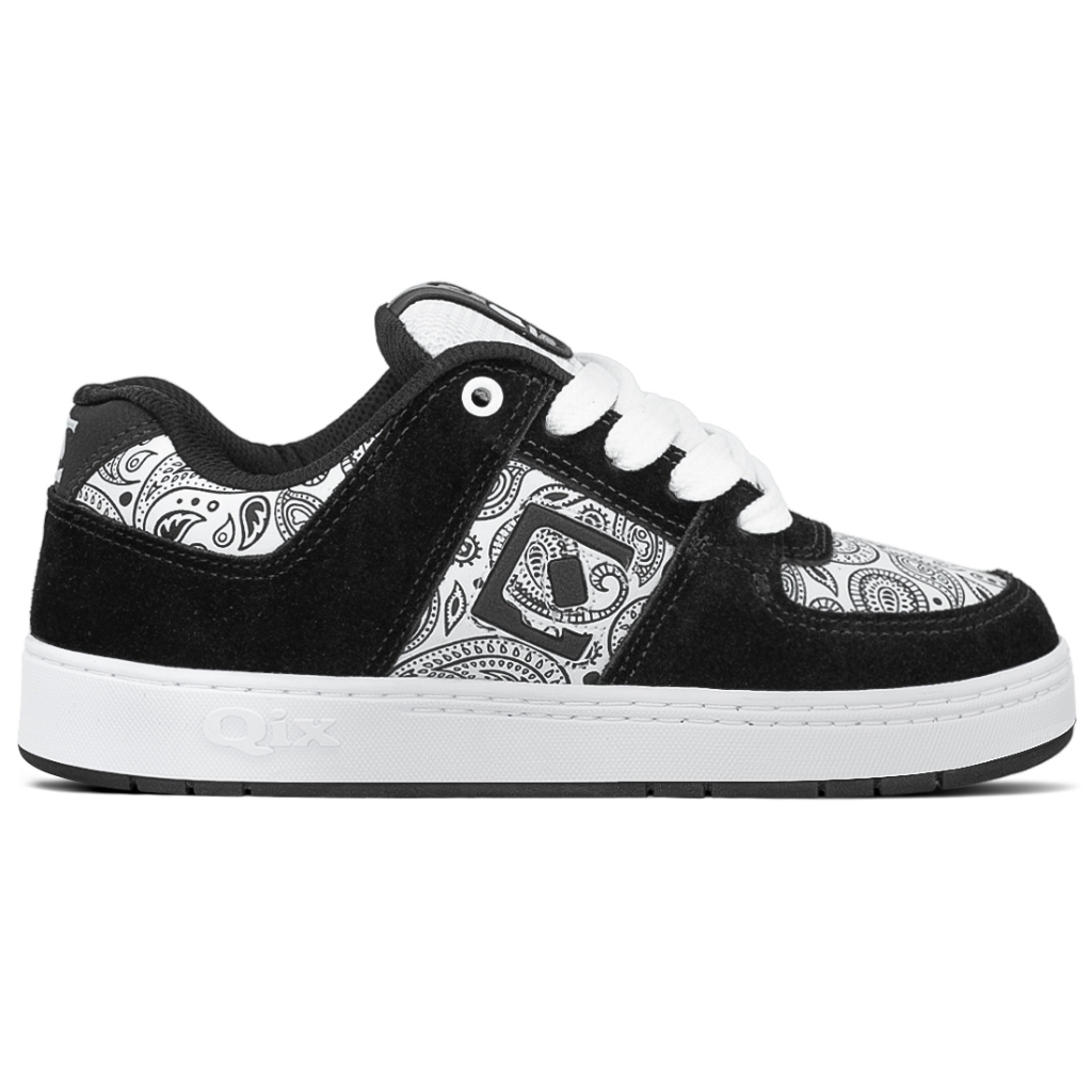 Tênis Qix 90s OG Branco Preto em Oferta na Shopee