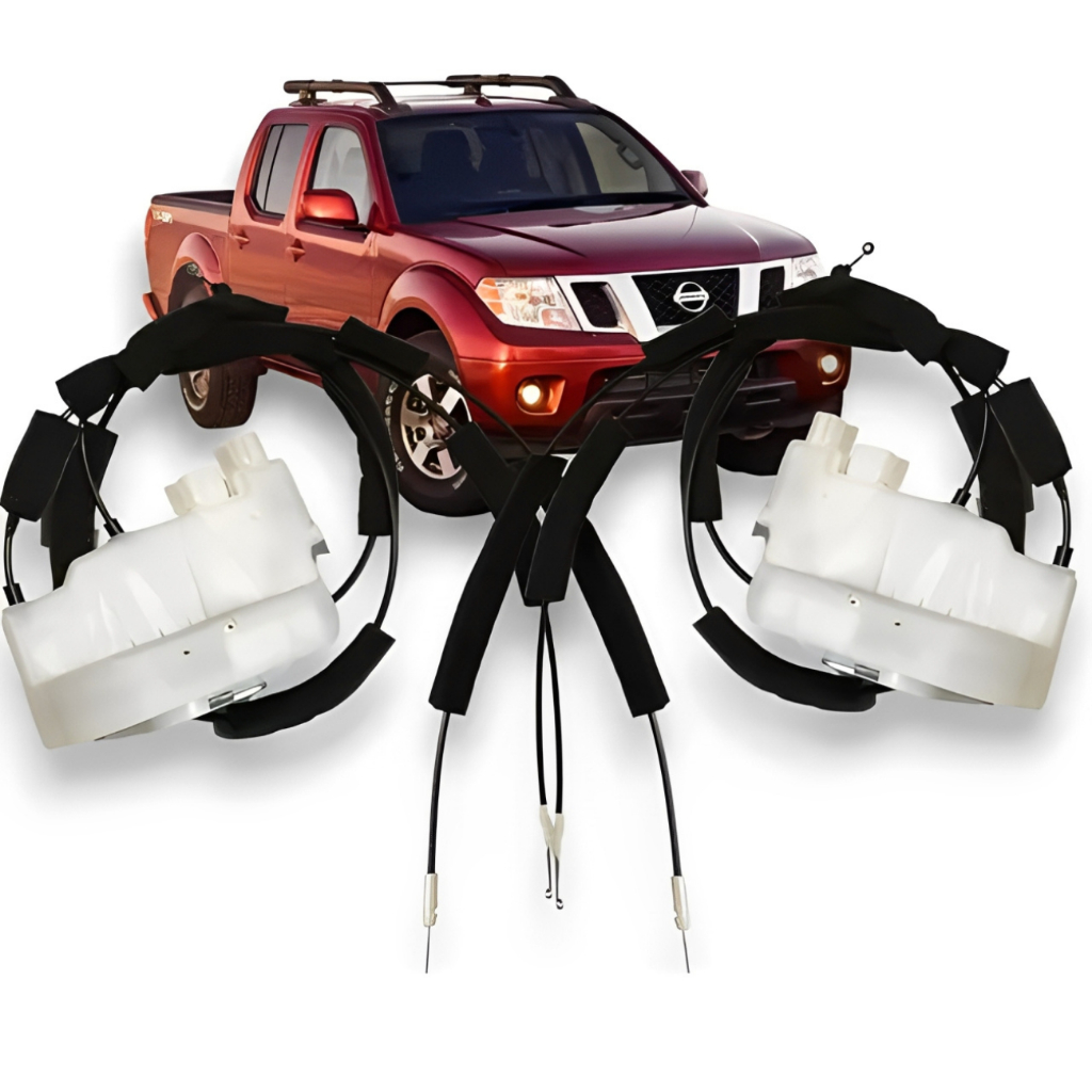 2x Par Fechadura Trava Porta Dianteira Nissan Frontier 2007 2008 2009 2010 2011 2012 2013 2014