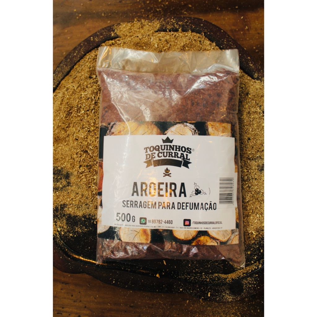 Serragem de Aroeira para Defumação 500g