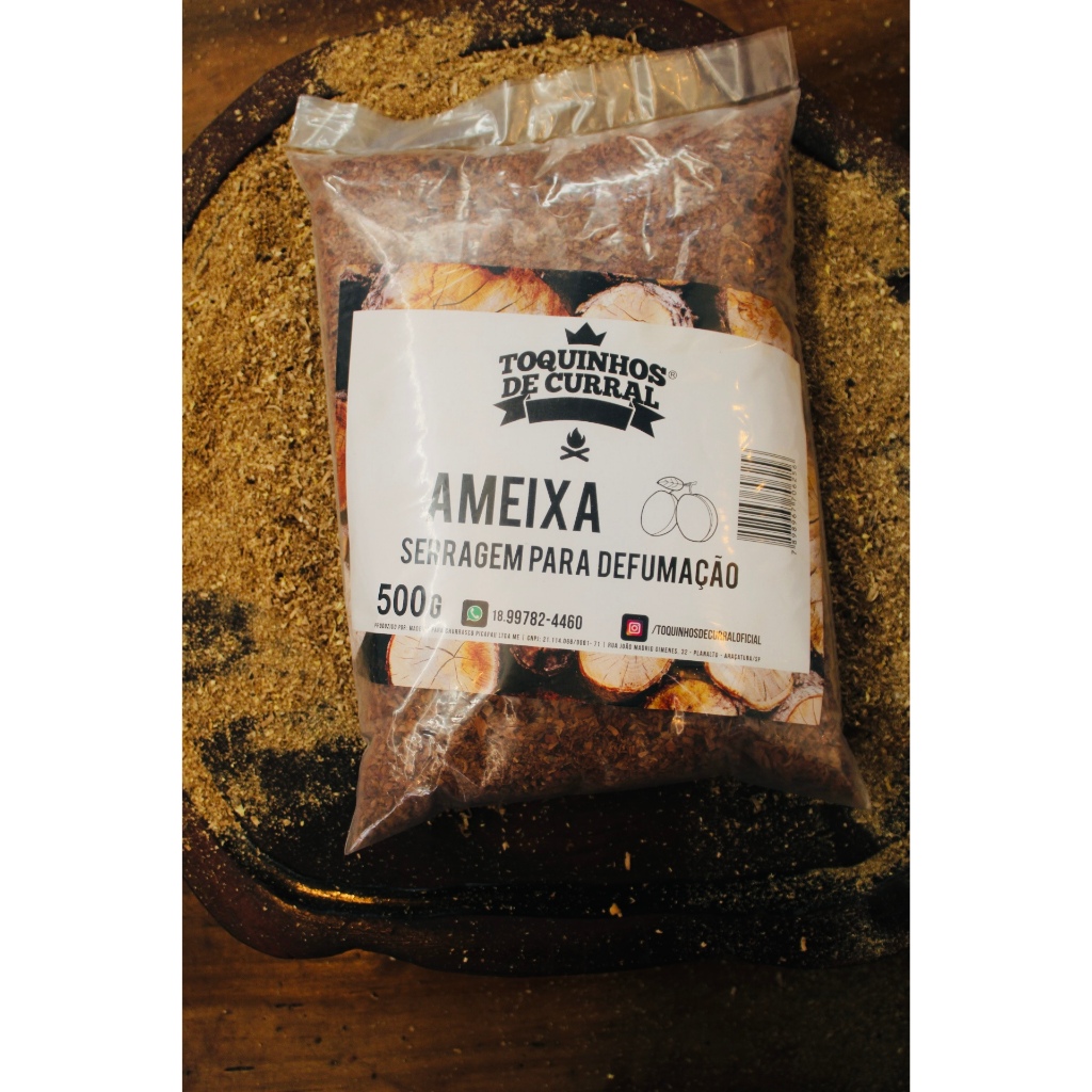Serragem de Ameixa para Defumação 500g