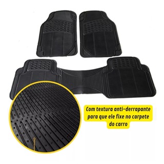Tapete borracha automotivo universal gol,voyage,corsa,vectra,kicks,civic,astra e todos os outros em Oferta na Shopee