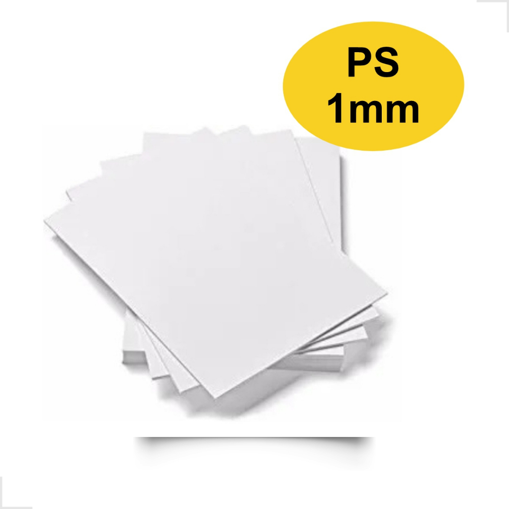 Chapas Placas Brancas Tipo Acrílico Flexível Poliestireno Fracionada 30 unidades 32x40cm PS 1mm — imagem 2 de 2