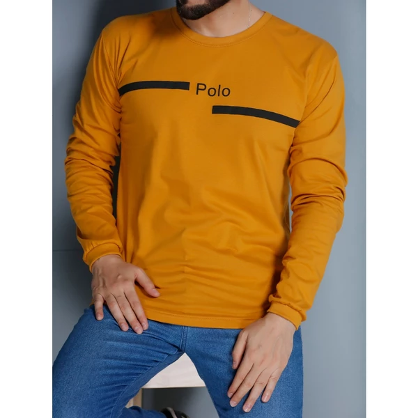 Camiseta manga longa masculino camisa blusa sem capuz basico estampada polo