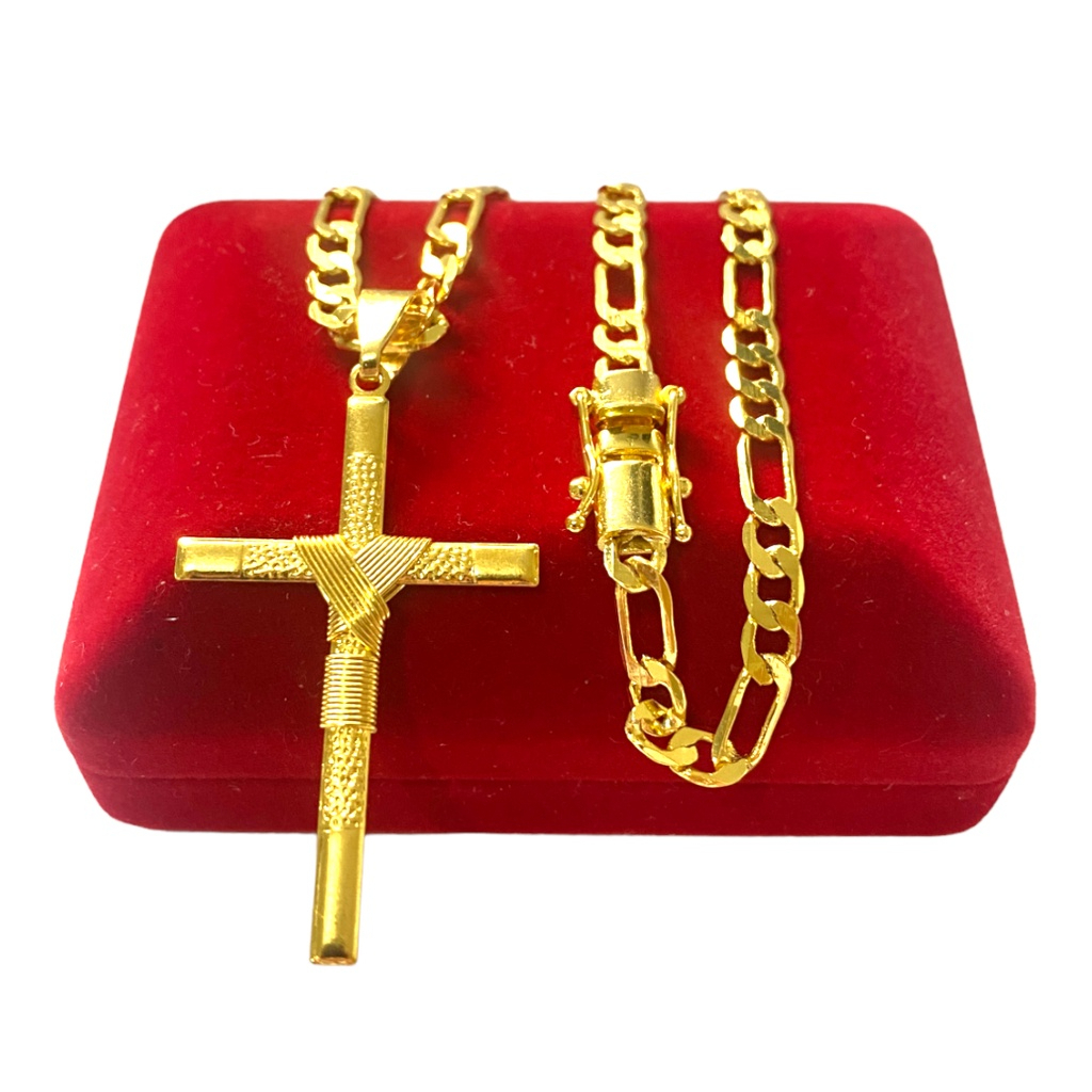 Colar 3x1 De Moeda Antiga Banhado A ouro18k + Pingente Com Fecho Gaveta em Oferta na Shopee