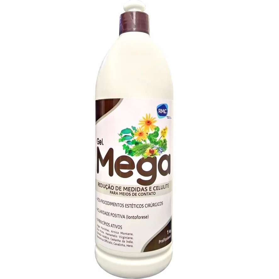 Gel Mega Com 9 Princípios Ativos P/ Estética E Ultrassom 1kg em Oferta na Shopee
