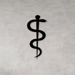 Quadro Decorativo Vazado Decoração Profissão Medicina Médico MDF Preto em Oferta na Shopee