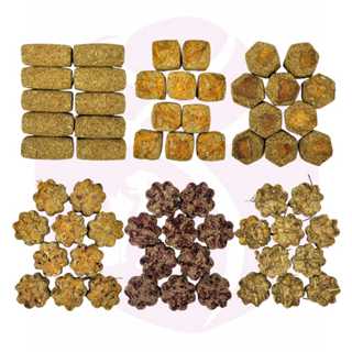 Kit Com 6 Biscoito De Feno Saborizado Para Roedores (Coelhos, Porquinho da Índia, Chinchila..) em Oferta na Shopee