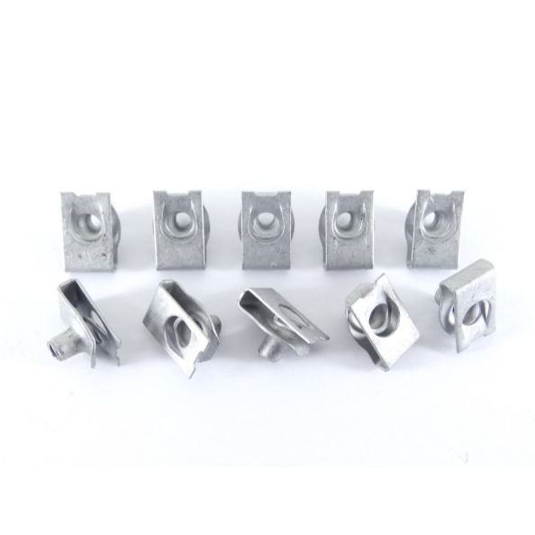 Kit c/10 Grampo Porca Rápida Metal 4,2 Parabarro e Para-choque - Linha GM Chevrolet - 301090