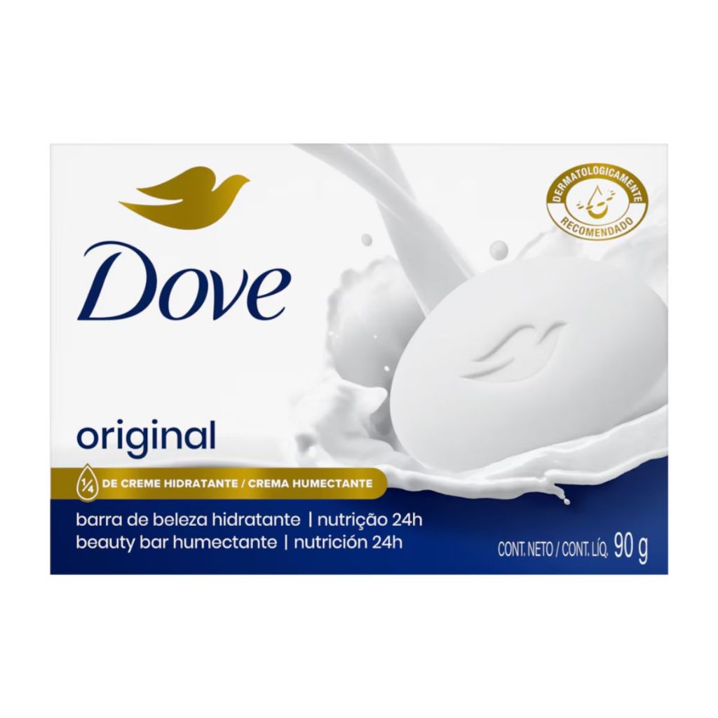 Sabonete Dove Original Barra Hidrata A Pele Fragrância 90g em Oferta na Shopee