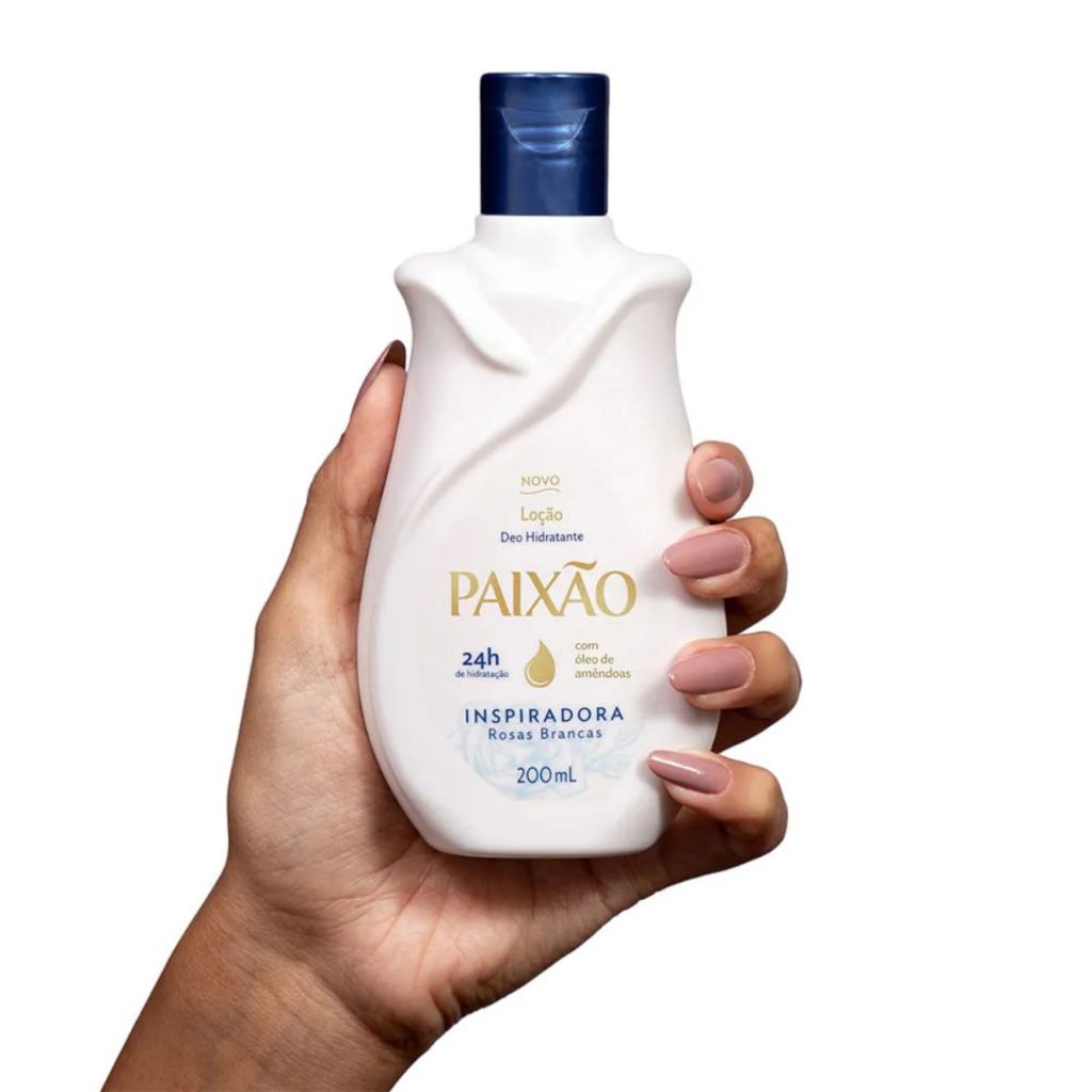 Detalhes do Loção Hidratante Paixão Inspiradora Rosas Brancas 200ml