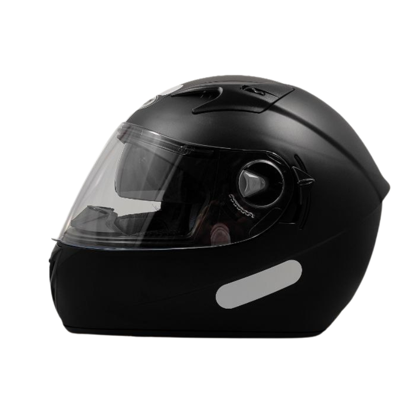 Capacete Moto Ebf Xtroy Solid Fechado Com Oculos Interno Solar Fume com Narigueira Masculino e Feminino