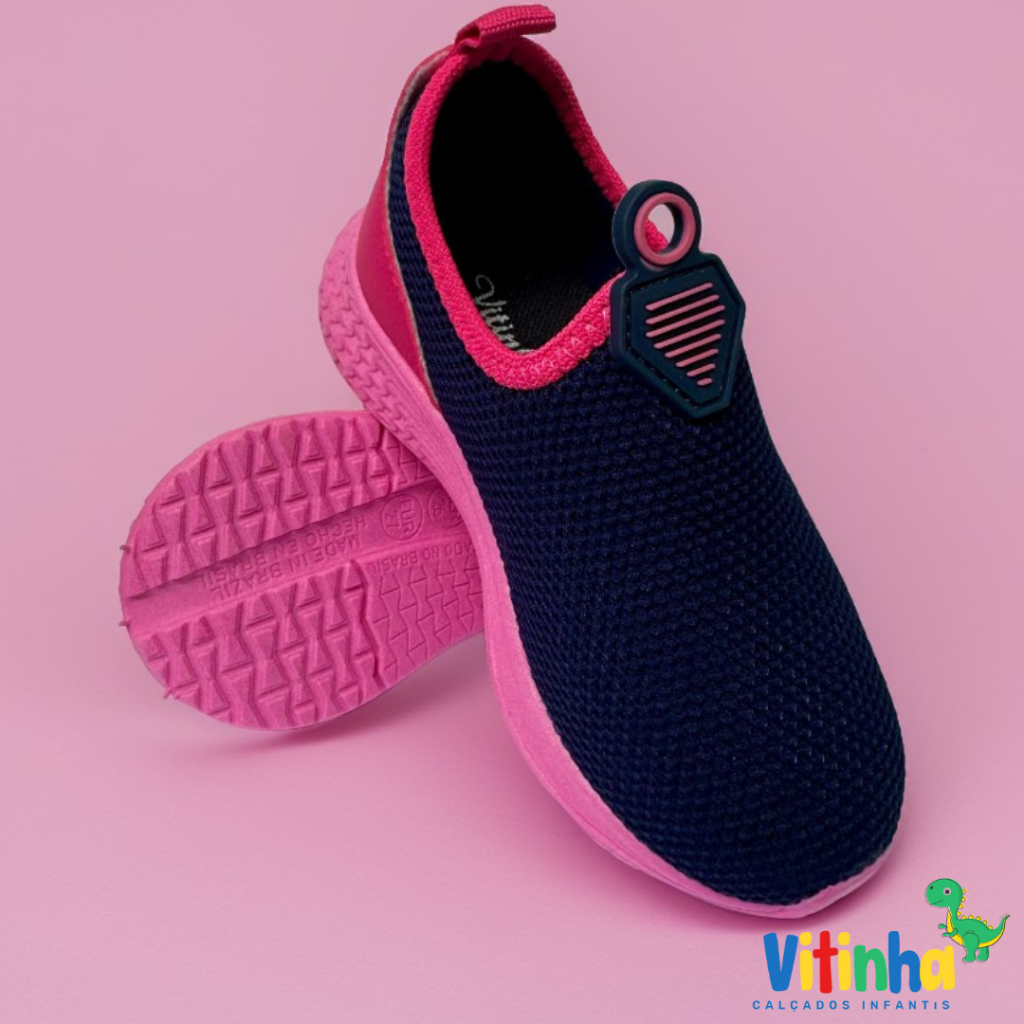 Tênis Infantil Menina Leve Promoção Volta as Aulas Sola Rosa em Oferta na Shopee