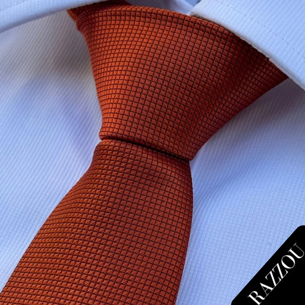 Gravata Terracota Slim Semi Slim Para Padrinhos Casamento Noivos Congresso Debutante Social Serenity em Oferta na Shopee