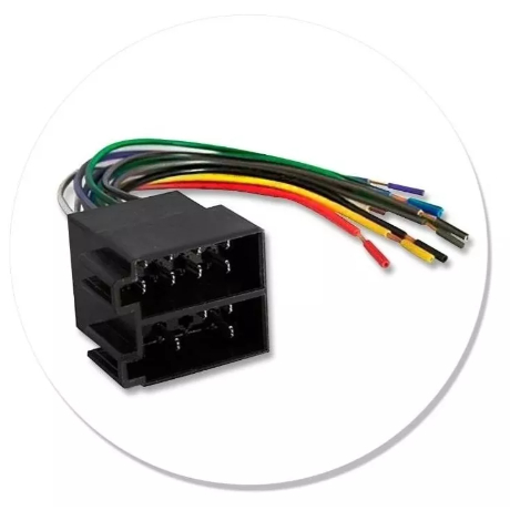 Chicote Conector 16 Vias Macho Plug ISO Som Automotivo Multimidia Radio Aparelho PERMAK · foto 2