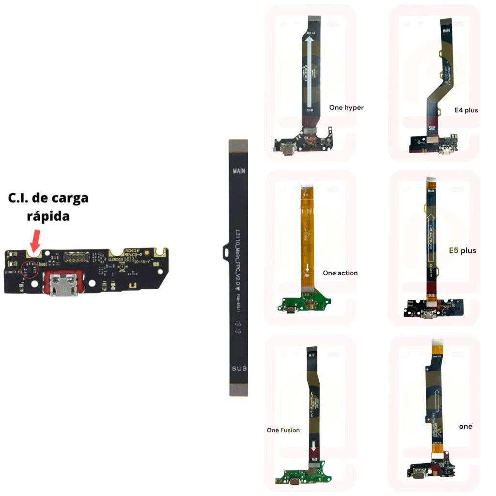 PLACA DE CARGA FLEX SUB MAIN MOTO ONE/ONE ACTION/ONE FUSION/ONE HYPER