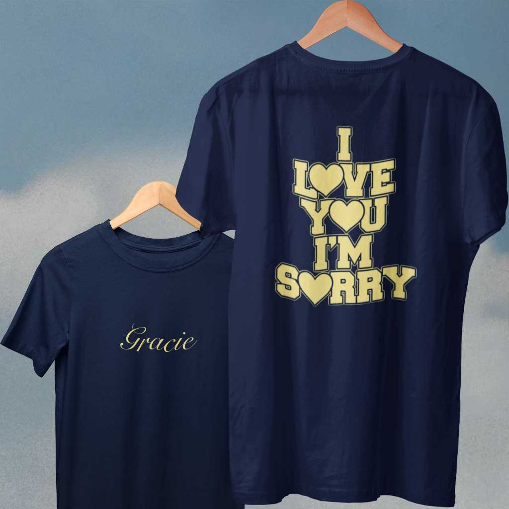 Camiseta Gracie Abrams The Secret of Us | I Love You, I'm Sorry [Tradicional e Plus Size]