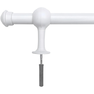 Varão de cortina simples 1,50 metros 19mm Várias cores em Oferta na Shopee