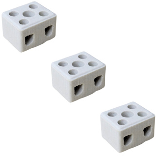 Kit com 3 peças Conector Chuveiro Cerâmica/porcelana 2 Polos 10mm em Oferta na Shopee