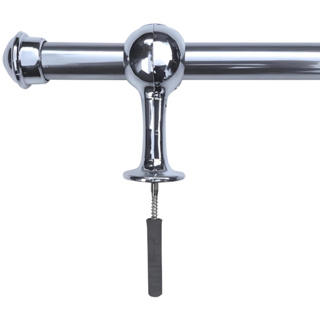 Varão de cortina cromado com 2,00 metros 19mm em Oferta na Shopee