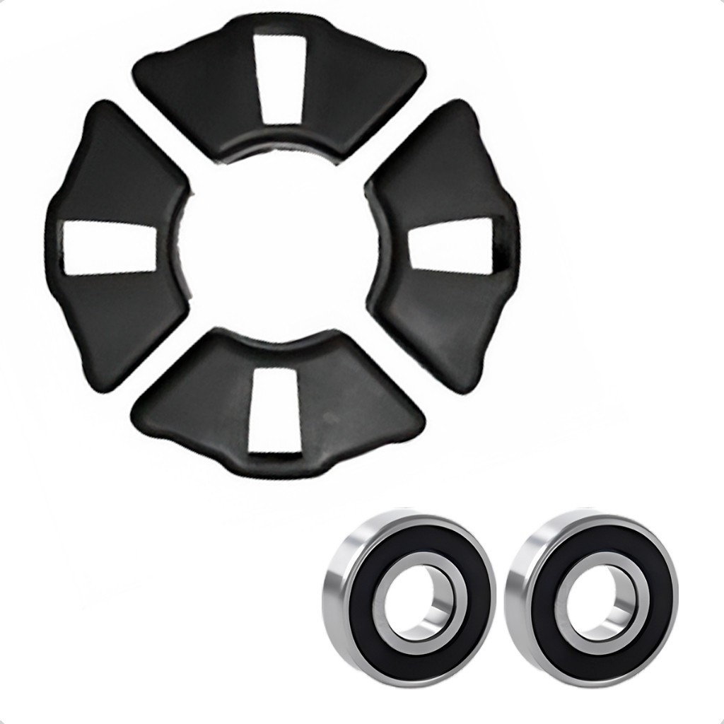 Kit Bucha de Coroa + Rolamentos Traseiros Ybr 125 Factor 125