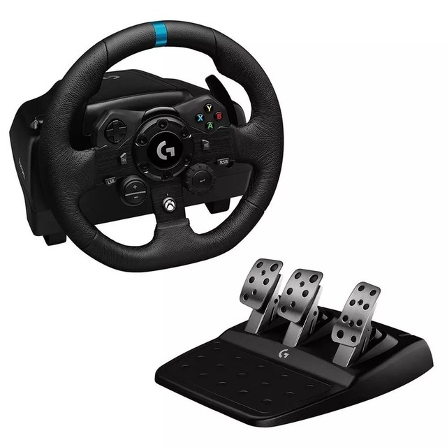 Volante Logitech G923 para Xbox Series X|S, Xbox One e PC com TRUEFORCE Novo Promoção + NF