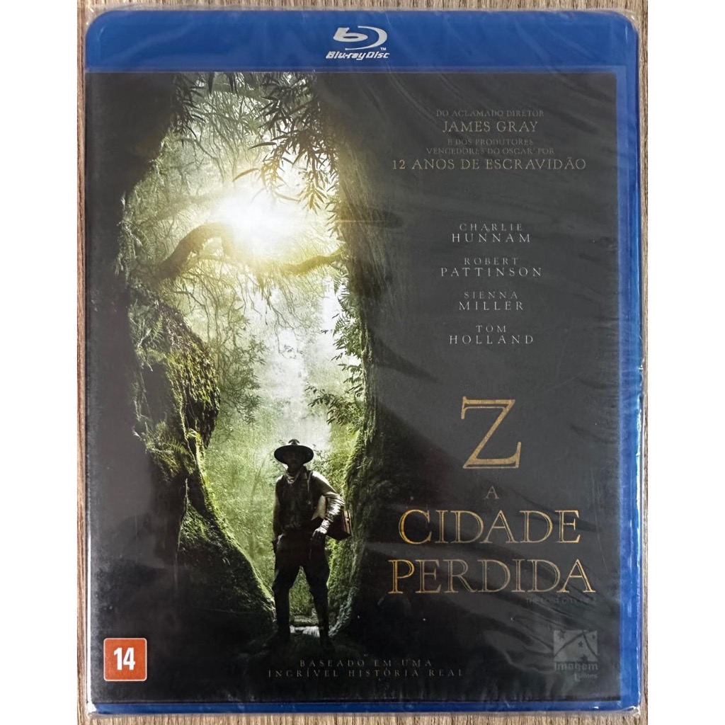 Blu-Ray Z A Cidade Perdida - Tom Holland - Lacrado