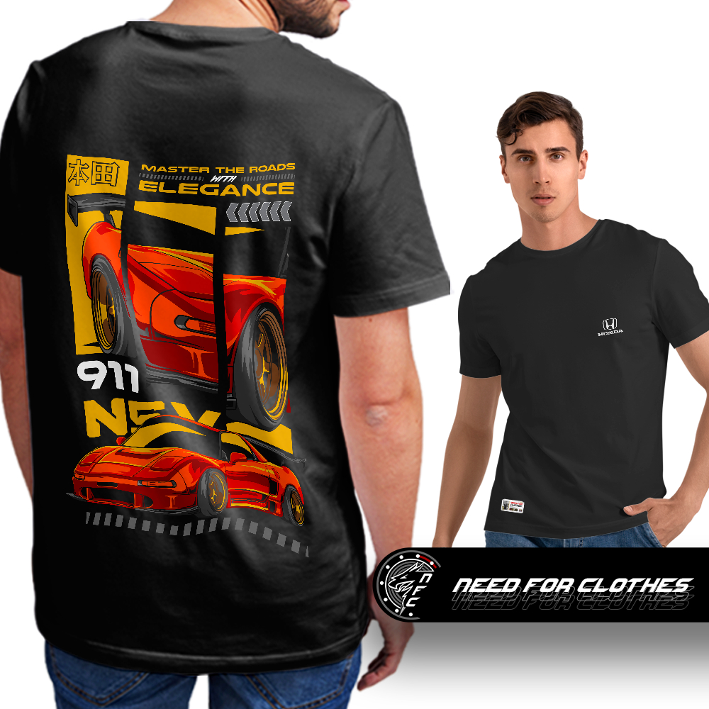 Camiseta Honda NSX, Acura, Supercarro Japonês, JDM, Performance, Automobilismo