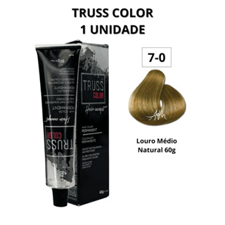 Coloração Permanente Truss 7.0 Louro Médio 60g em Oferta na Shopee