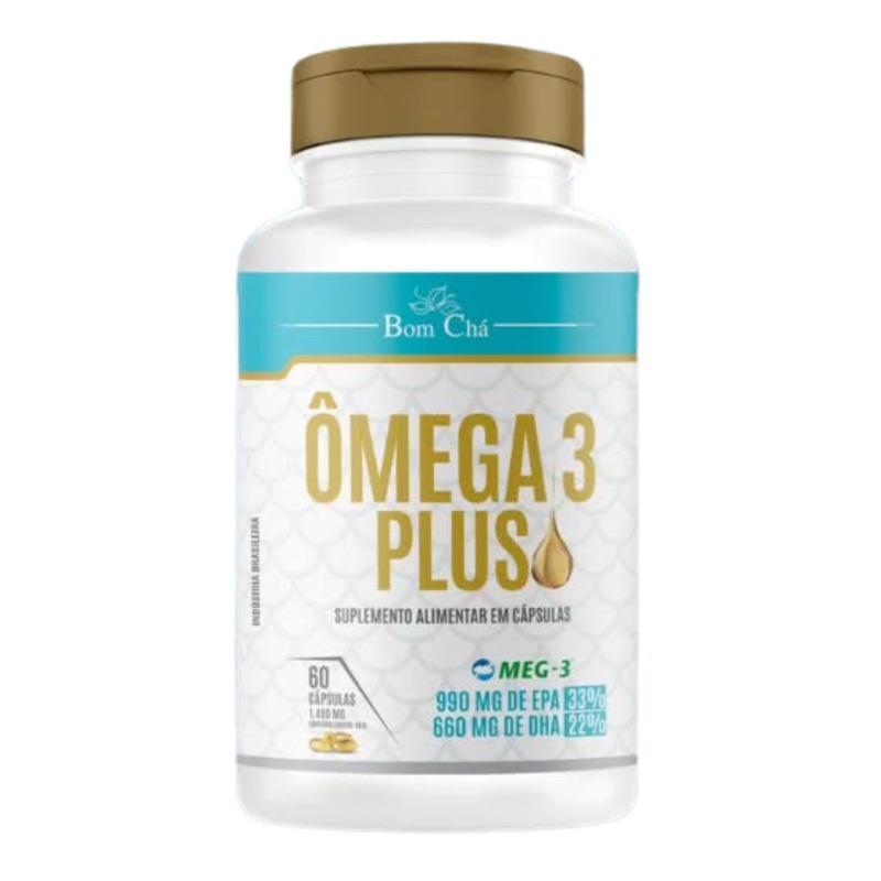 ÔMEGA 3 PLUS 60/120 CÁPS. (990MG EPA/660MG DHA) - BOM CHÁ em Oferta na Shopee