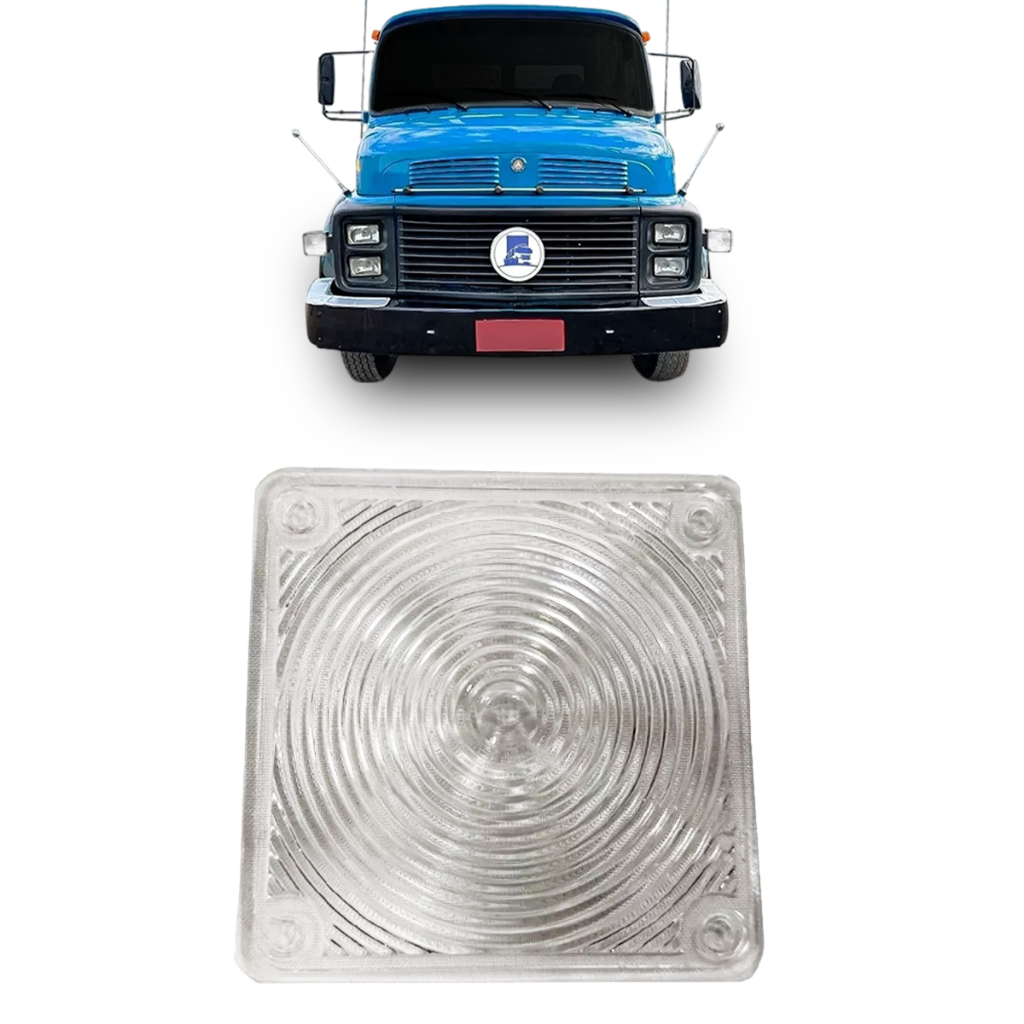 Lente Cristal Lanterna Dianteira Direcional Para Caminhões Mb E Universal em Oferta na Shopee