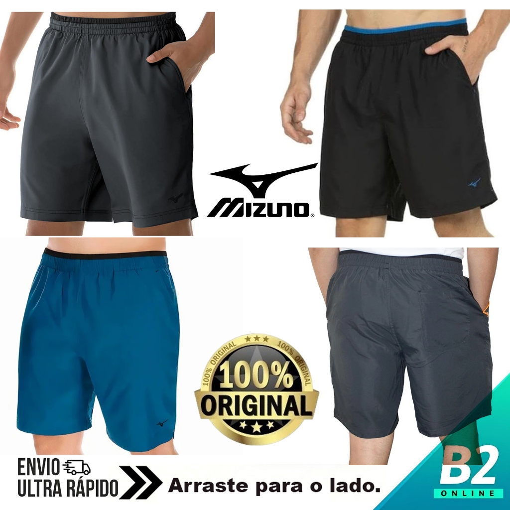 Bermuda Mizuno Masculina Tennis Master M 7 100% Original Com Nota Fiscal e Garantia - Sports & Outdoors