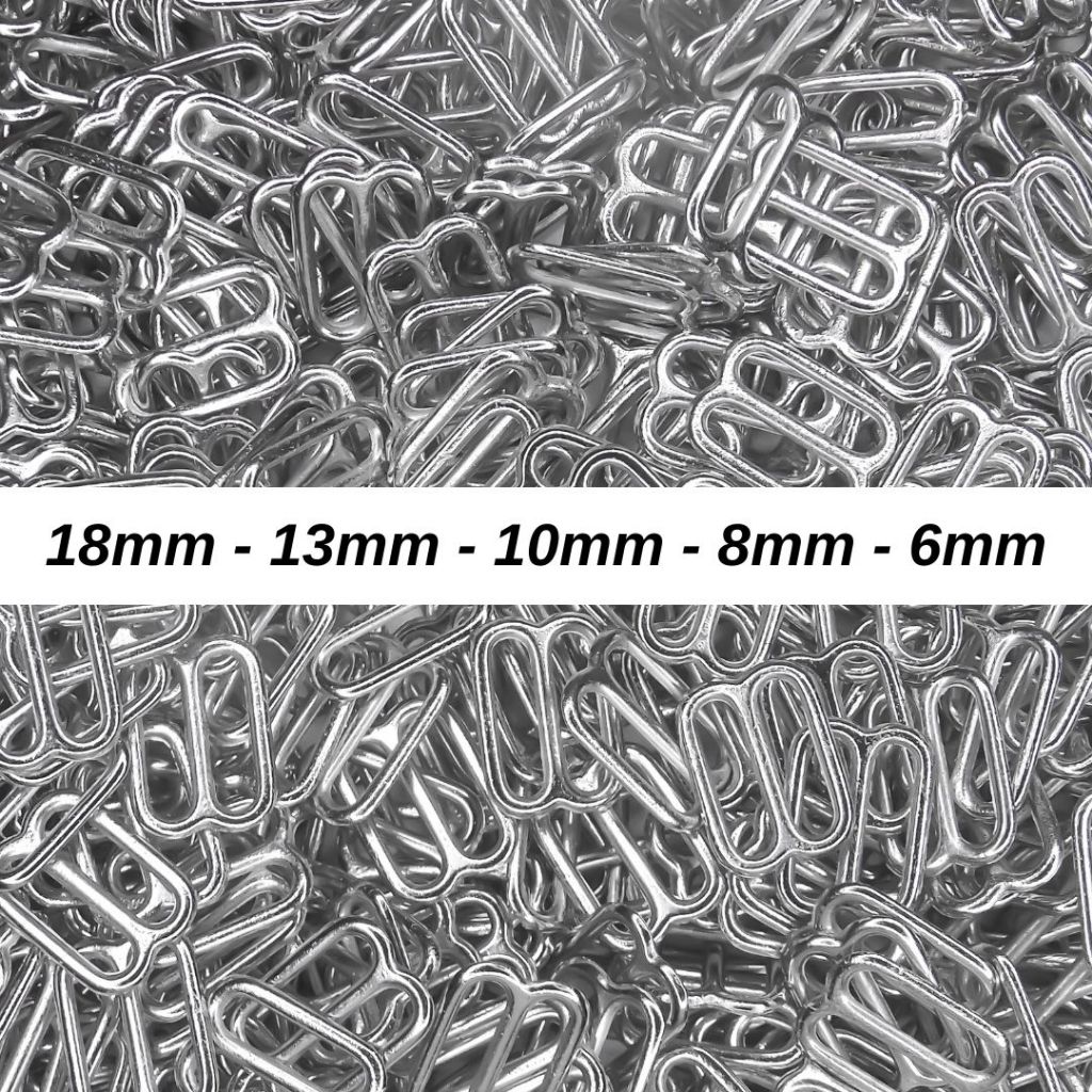 Regulador de metal para alça de sutiã 100 unidades